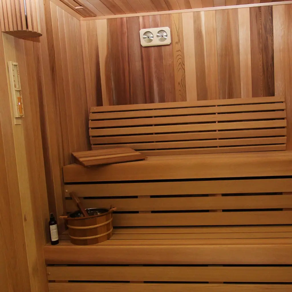 Carbon Smart Saunas - 7' x 10' x 8' - by Finnish Sauna Builders