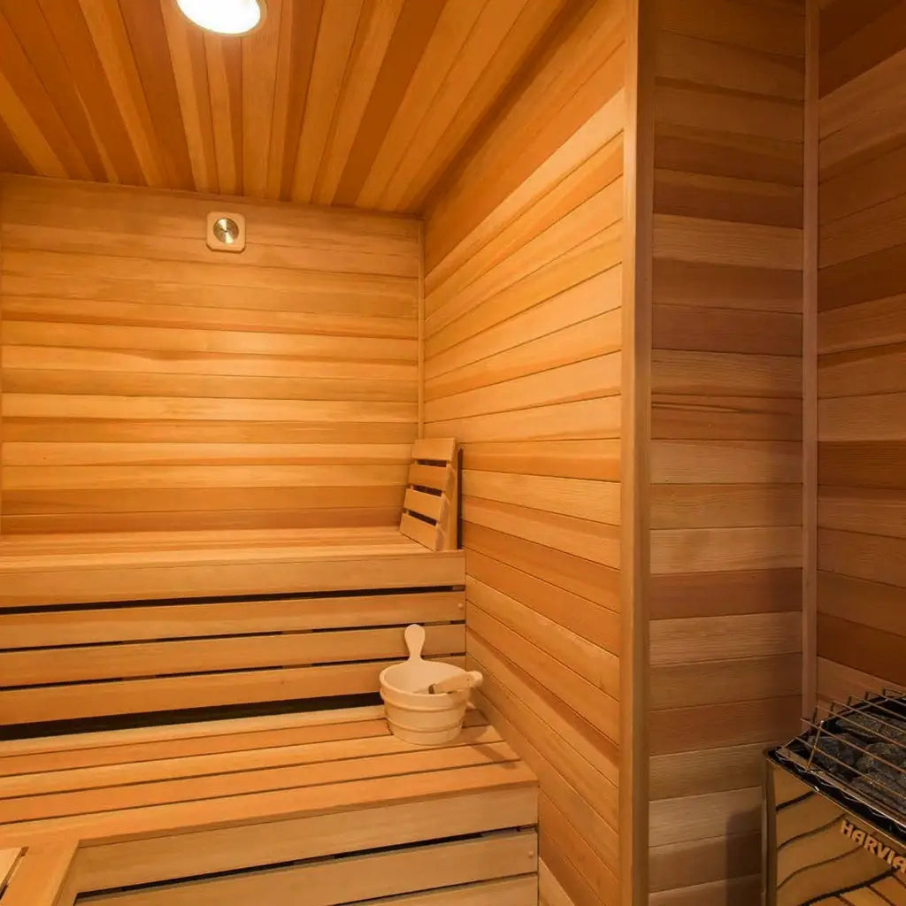 Carbon Smart Saunas - 7' x 10' x 8' - by Finnish Sauna Builders