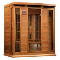 Indoor Infrared Sauna Designed for Home Wellness, 4 Person Capacity, Canadian Red Cedar, Bluetooth Compatible