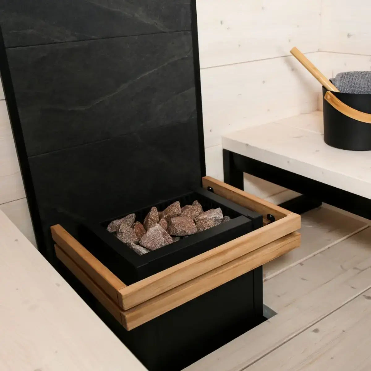 Harvia Virta 9KW Ultimate Sauna Heater with WiFi Digital Control, Sauna Stones and Heater Guard - Finnish Sauna Builders