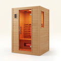 Infrared Sauna Built for Home Wellness, Red Light Therapy, Canadian Hemlock, 7 Carbon Fiber Heaters